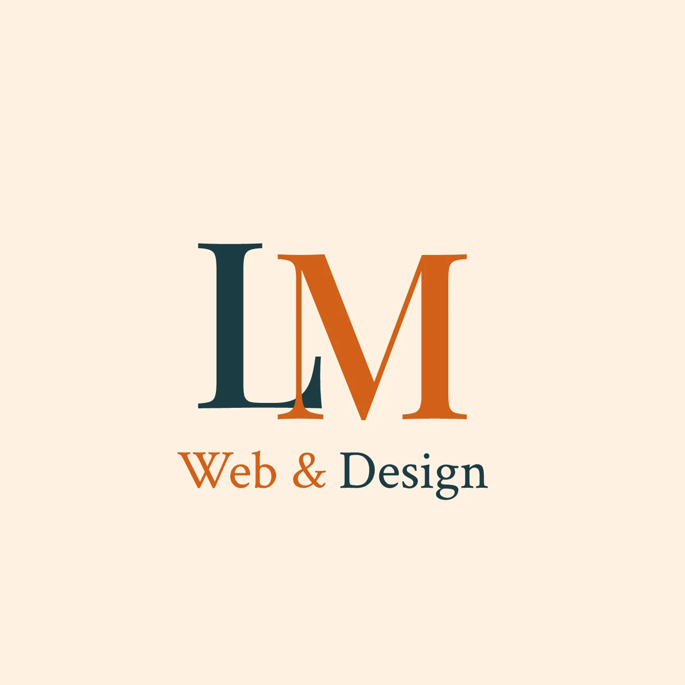 Logo entreprise LM Web & Design gérée par Louise Mazurier